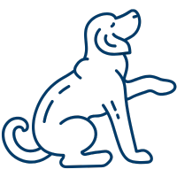 Dog Paw White Icon 200X200 2 1 Lp Board And Train
